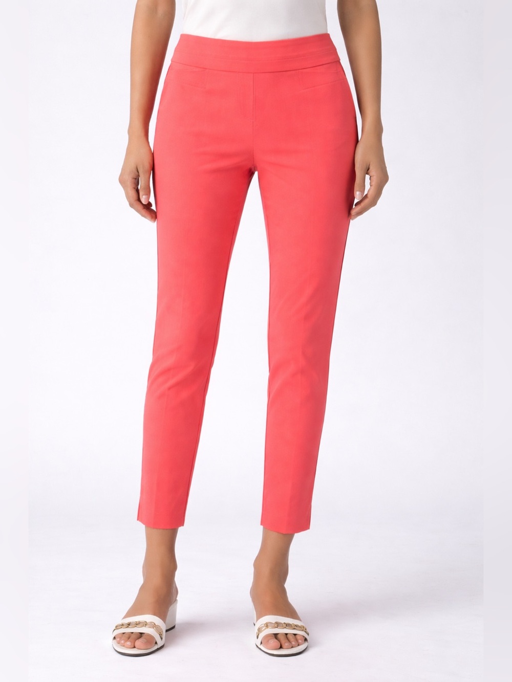 Zac & Rachel Coral Slim Ankle Pants